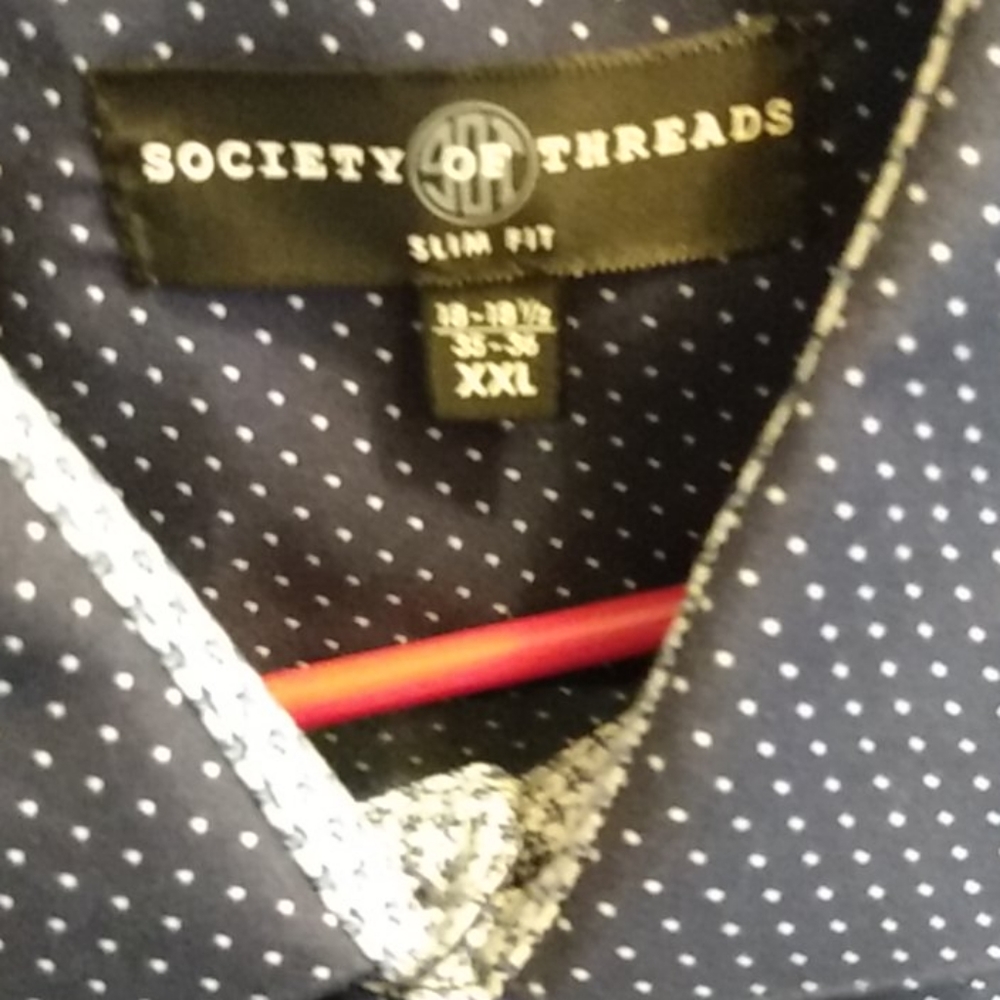 Men's society threads button front shirt